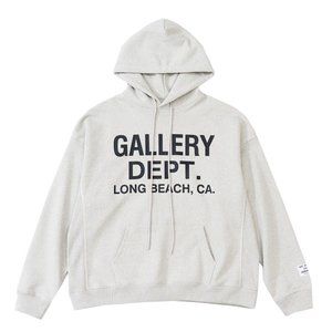 Gallery Dept Alphabet Logo Print Fleece Hoodie Sweatshirt